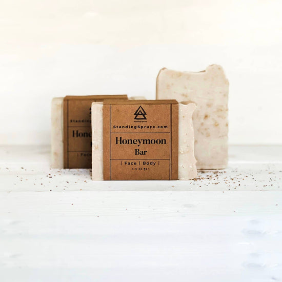 The Honeymoon Bar Soaps Standing Spruce