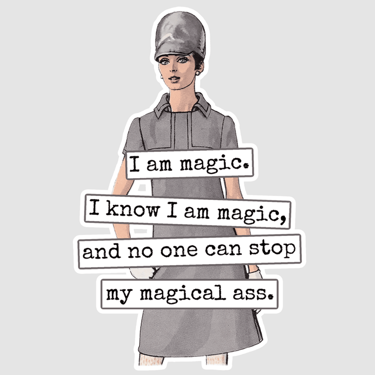 STICKER. I Am Magic. I Know I Am Magic... Stickers Raven&