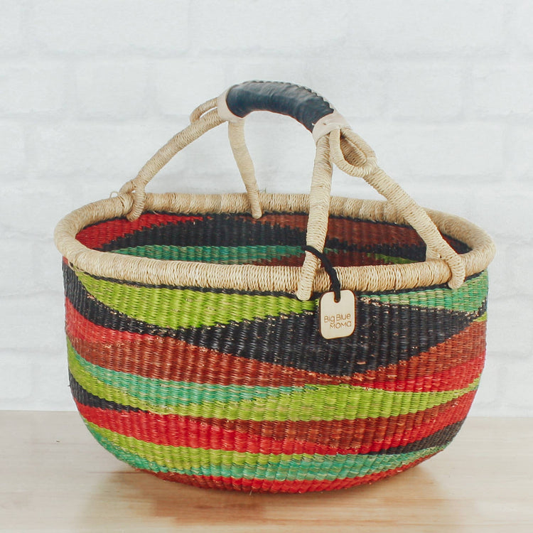 Round Basket - Traditional Palette Baskets Big Blue Moma