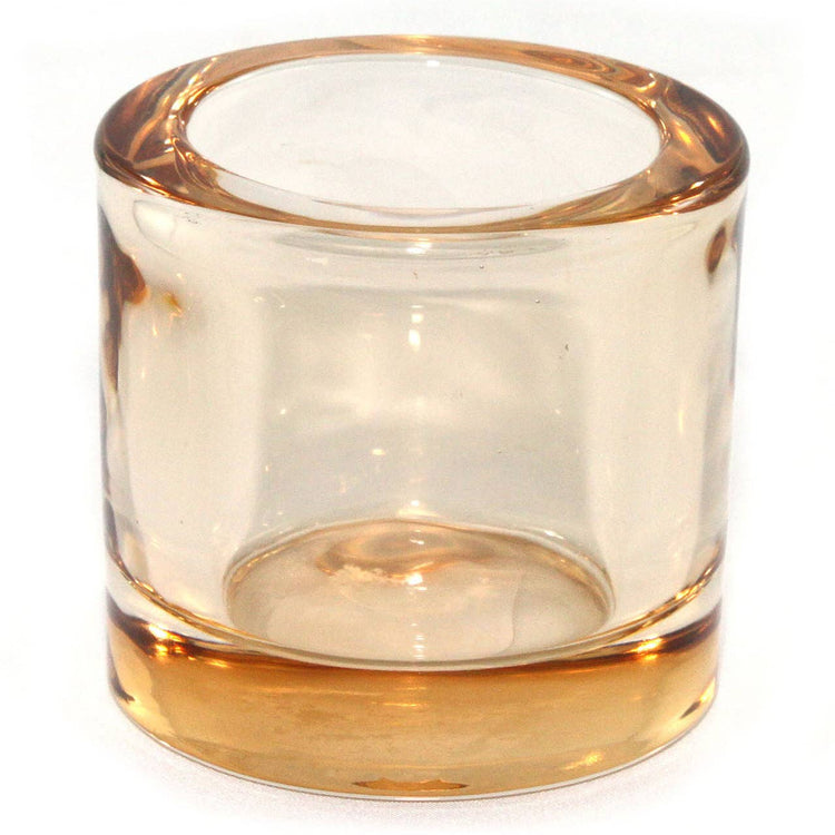 Heavy Glass Votive Holder | Bronze Candle Holders Twilight Collection
