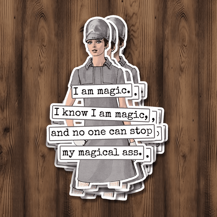 STICKER. I Am Magic. I Know I Am Magic... Stickers Raven&