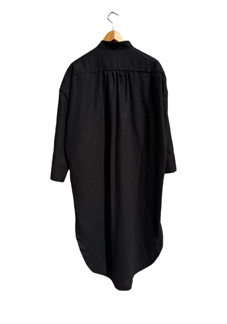 706 TRÉVOL Shirt dress in Organic Canvas Linen CECILIA SÖRENSEN