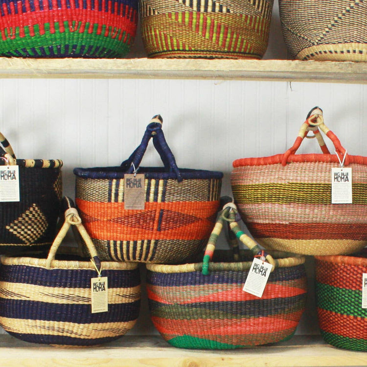 Round Basket - Natural Palette Baskets Big Blue Moma