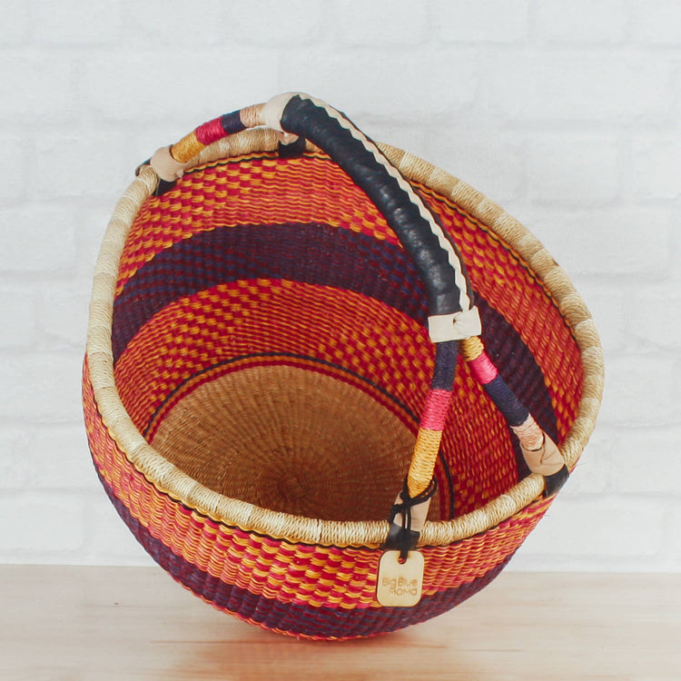 Round Basket - Traditional Palette Baskets Big Blue Moma