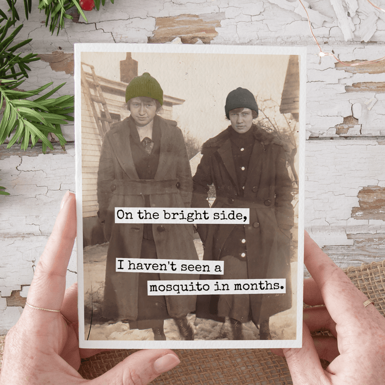 Christmas Card. On The Bright Side, I Haven&