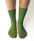 Fall 25 | Dyed Cotton Socks OKAYOK Moss S/M
