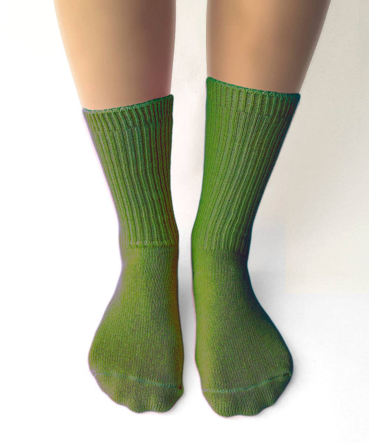 Fall 25 | Dyed Cotton Socks OKAYOK Moss S/M