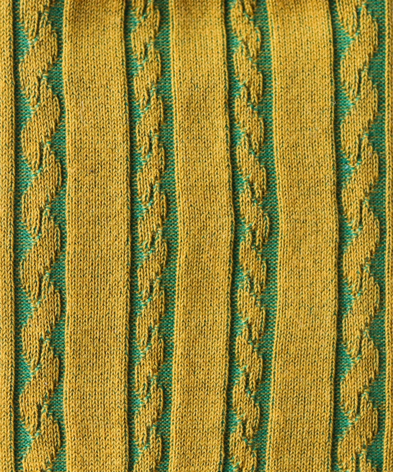 Fall 25 | Cable Cotton Dress Socks OKAYOK M/L Dandelion