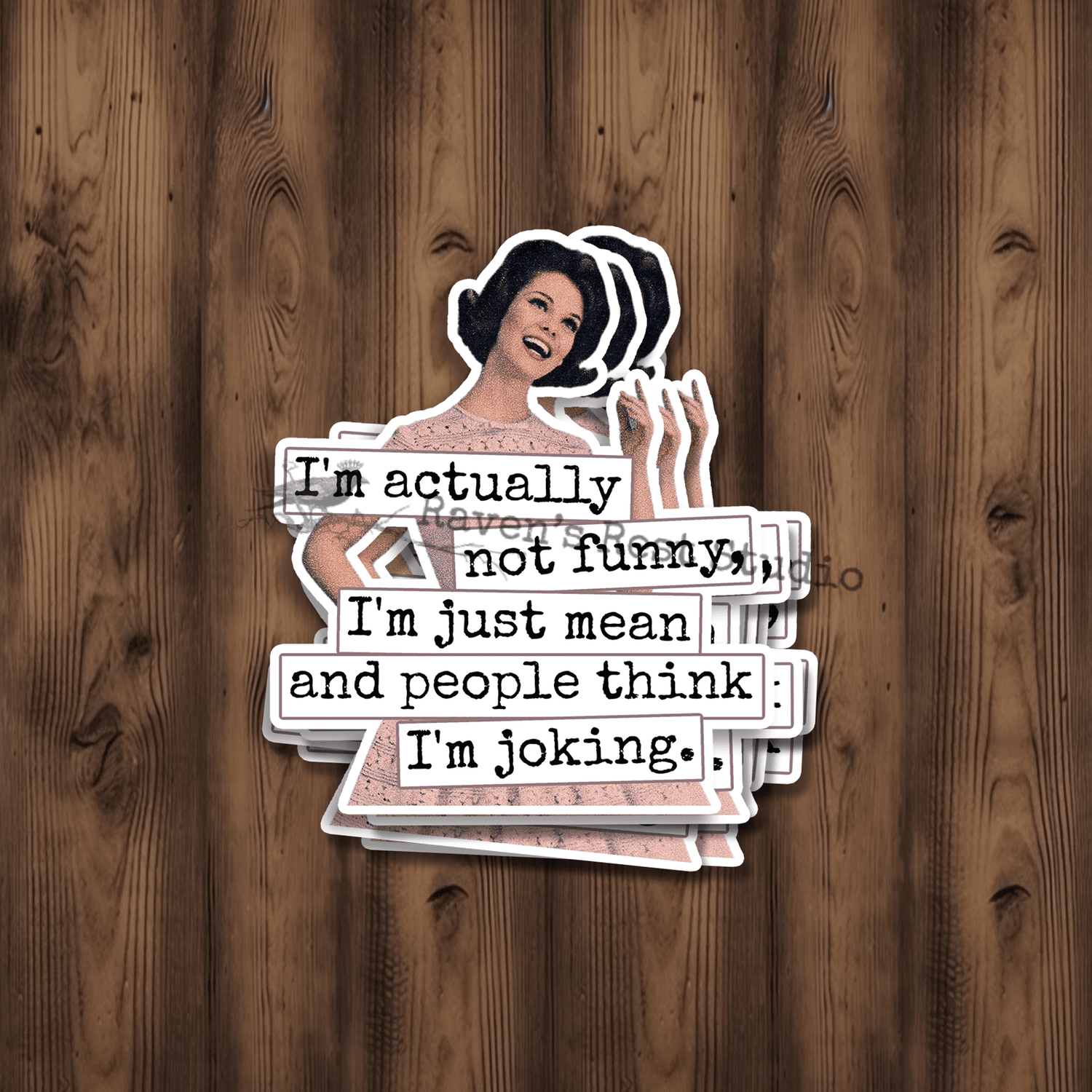 Sticker. I&