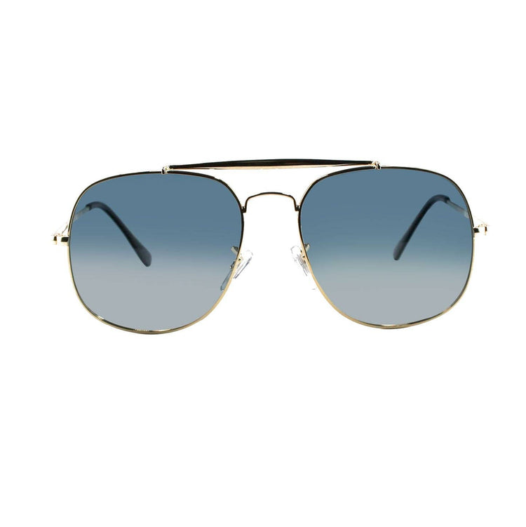 Shades X - Polarized Sunglasses | Model 2001 - 4 Colors Sunglasses Ottika Group Ltd Gold-Blue