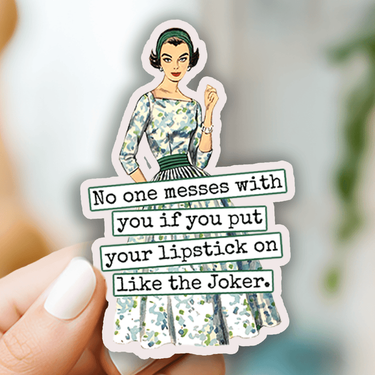 STICKER. Lipstick Like The Joker. Stickers Raven&