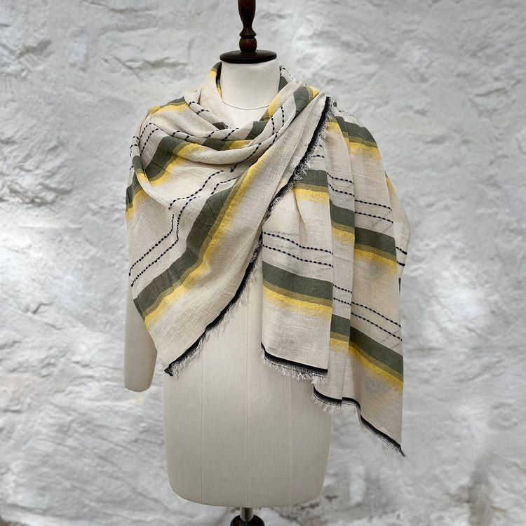 Loomist Linen Scarf Scarf loom.ist