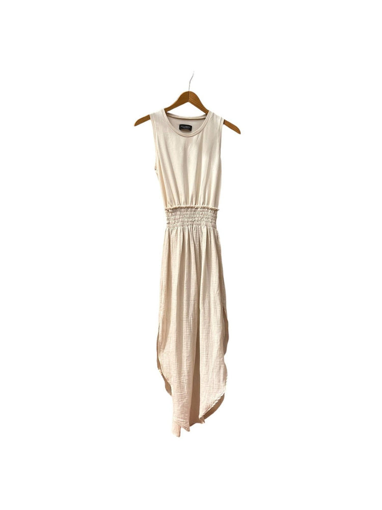 755 TAMARÍ Tank dress in soft organic cotton muslin & jersey CECILIA SÖRENSEN