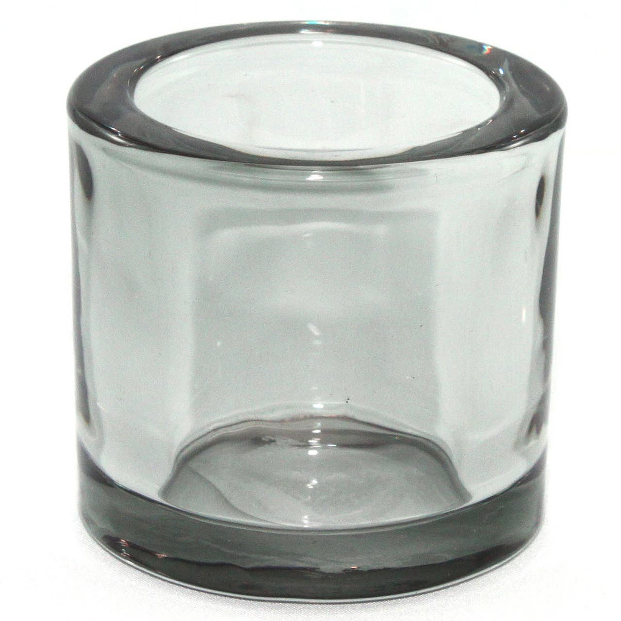 Heavy Glass Votive Holder | Smoke Candle Holders Twilight Collection