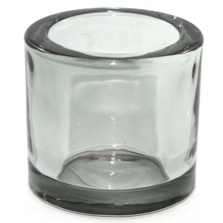 Heavy Glass Votive Holder | Smoke Candle Holders Twilight Collection