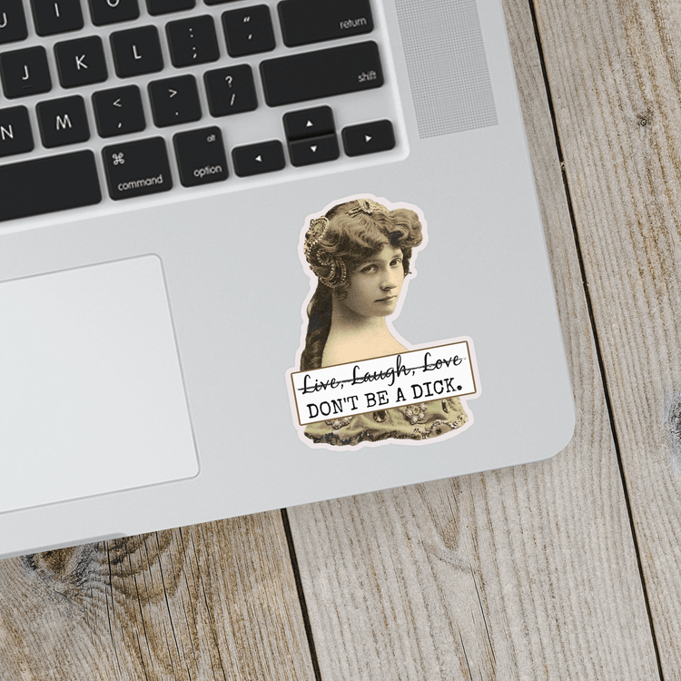 Sticker. Live Laugh Love. Don&