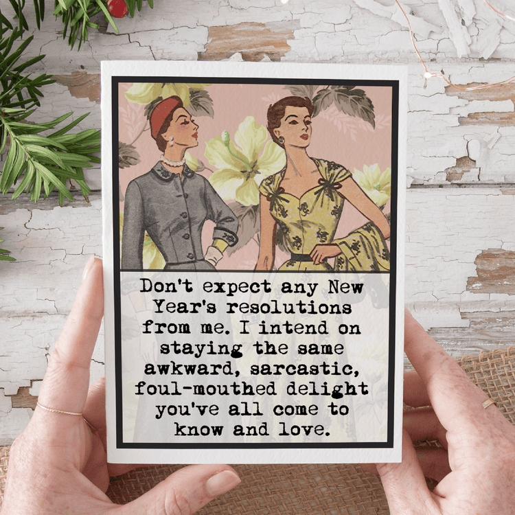 Greeting Card. Foul-Mouthed Delight. Greeting Cards Raven&