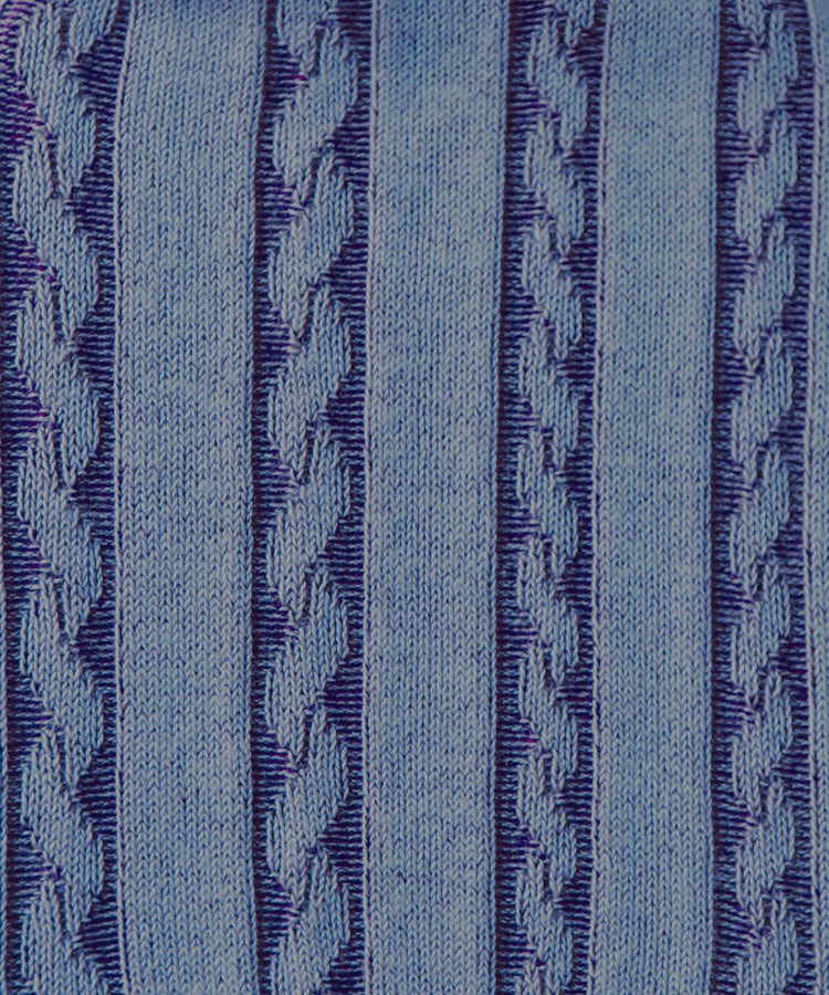 Fall 25 | Cable Cotton Dress Socks OKAYOK S/M Horizon