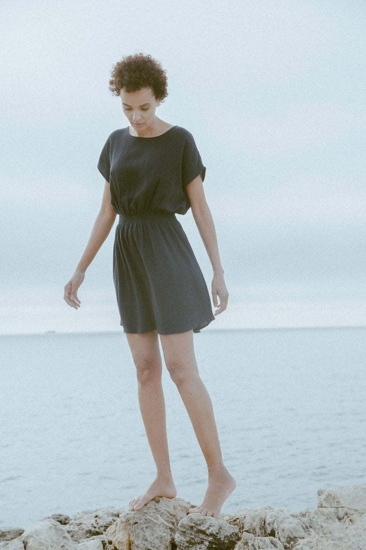 731 Magnolia Mini Dress Organic Cotton Muslin Dress CECILIA SÖRENSEN