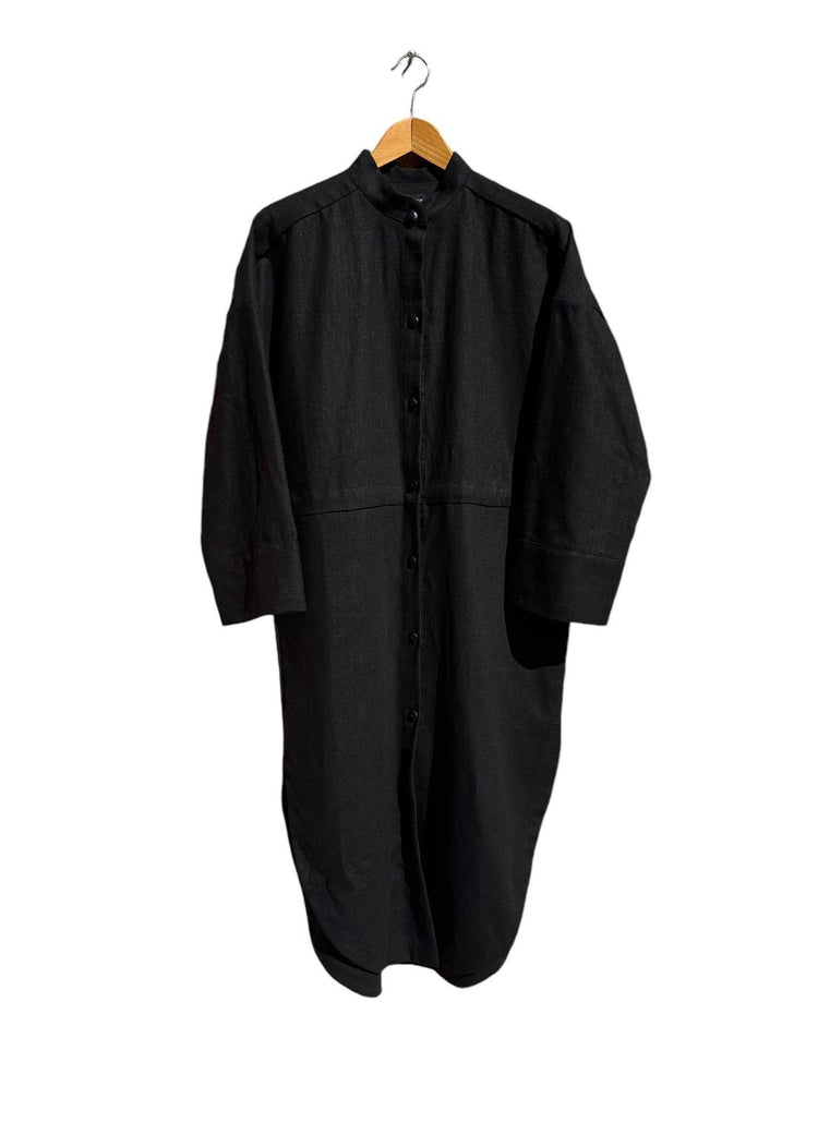 706 TRÉVOL Shirt dress in Organic Canvas Linen CECILIA SÖRENSEN