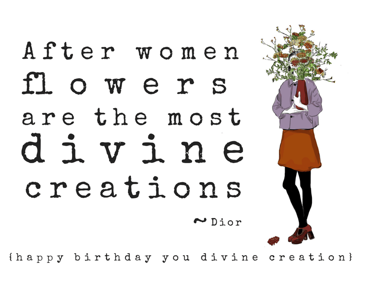 Newfolk & Cabin - Love & Friendship Cards Greeting Cards Newfolk & Cabin After women flowers are the most divine creation