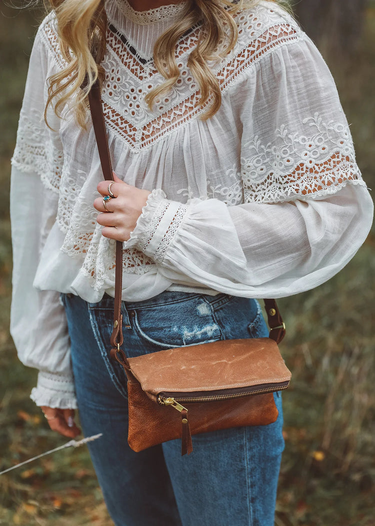 Grace Design Belinda Mini Crossbody Handbags, Wallets & Cases Grace Designs Tan