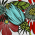 Newfolk & Cabin Art Prints Art Prints Newfolk & Cabin Bright Flowers Square Print