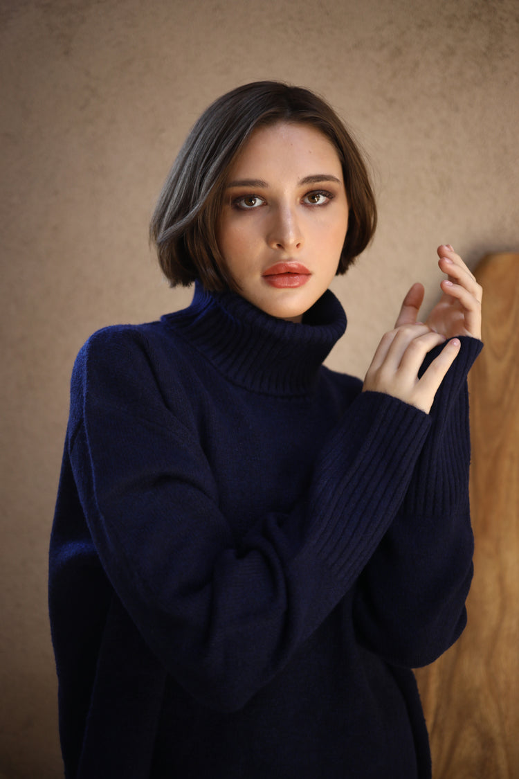 Recycled Yarn Sweaters Sweaters Echo Verde Navy