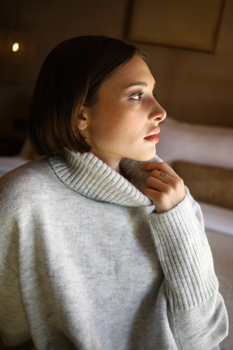 Recycled Yarn Sweaters Sweaters Echo Verde Silver
