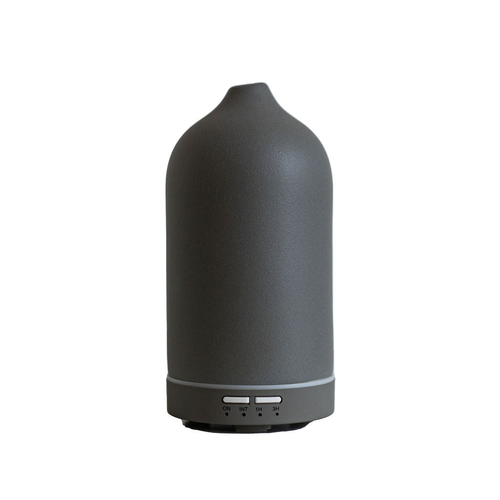 Ceramic Essential Oil Diffuser Diffusers Healingscents Grey