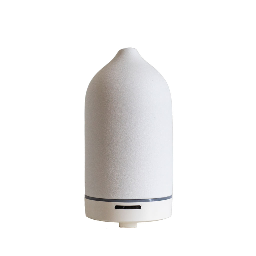 Ceramic Essential Oil Diffuser Diffusers Healingscents White
