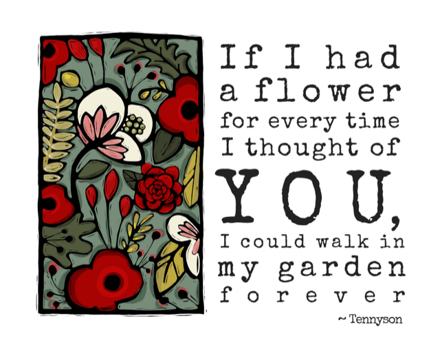 Newfolk & Cabin - Love & Friendship Cards Greeting Cards Newfolk & Cabin If I had a flower for every time I thought of you