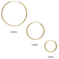 Sarah Mulder Endless Hoops Jewelry Sarah Mulder Gold 12mm