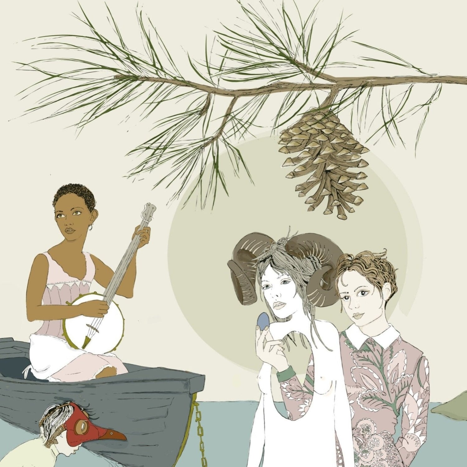 Newfolk & Cabin Art Prints Art Prints Newfolk & Cabin Lake Music 8 x 10 Print