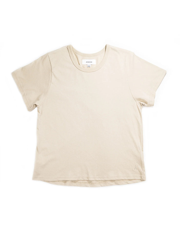 The Circular Crop Tee T Shirts Anian Pelican XSmall