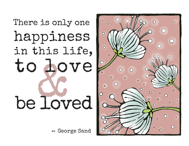 Newfolk & Cabin - Love & Friendship Cards Greeting Cards Newfolk & Cabin There is only one happiness in this life to love and be loved