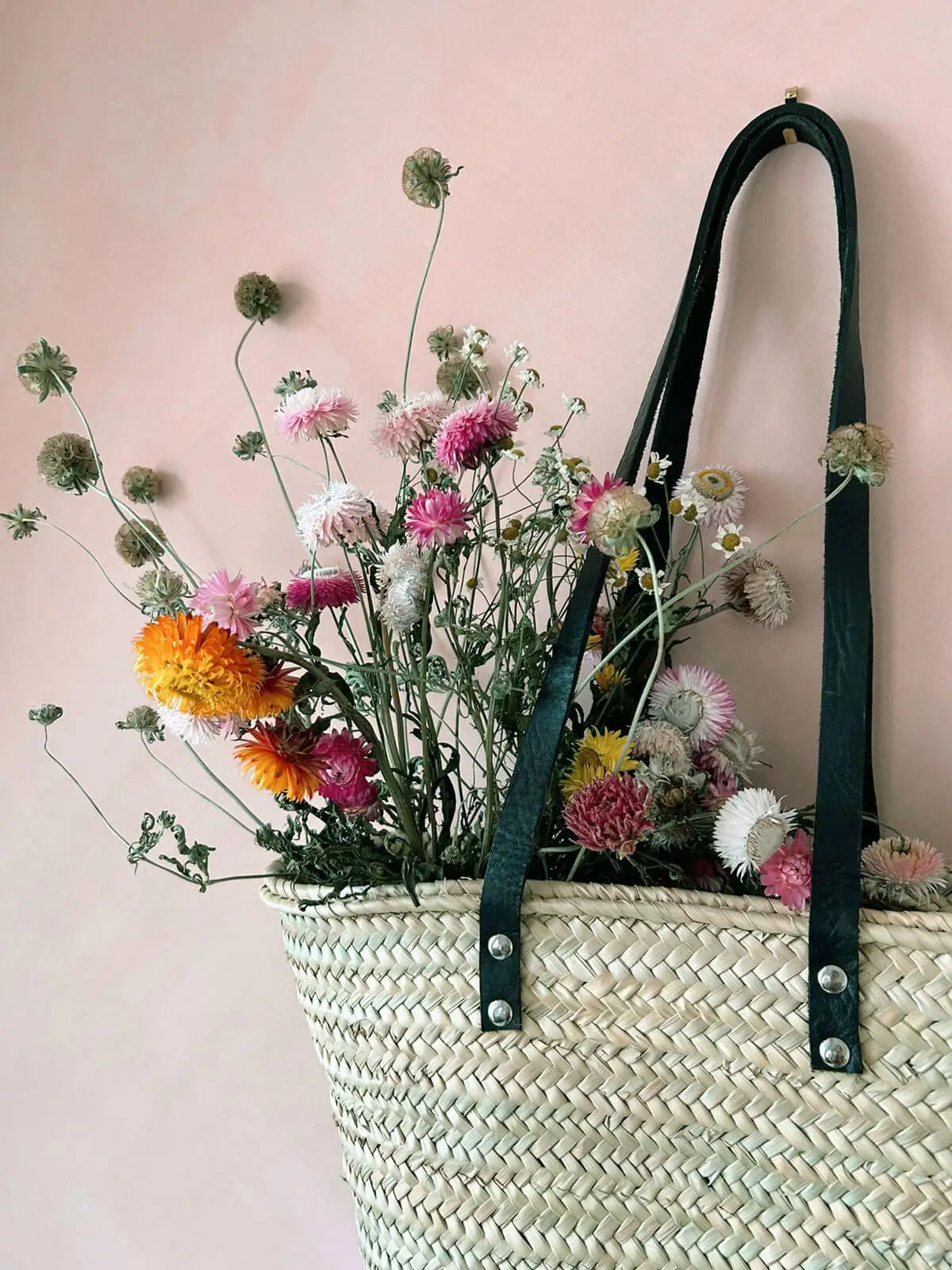 Bohemia Design Valencia Shopper Basket Handbags, Wallets & Cases Bohemia Design Black  