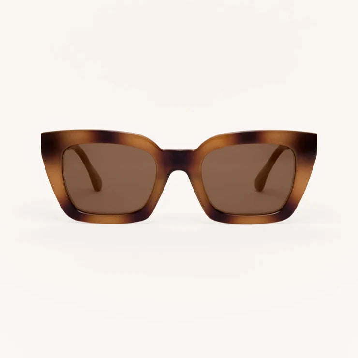 Z Supply Sunglasses Hideaway Sunglasses Z Supply Eyewear Brown