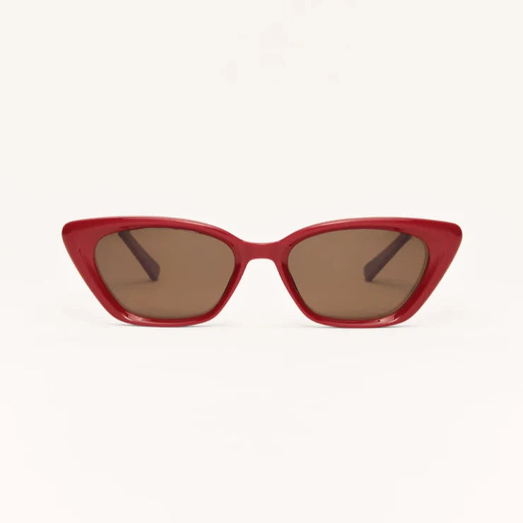 Z Supply Sunglasses Staycation Sunglasses Z Supply Eyewear Red