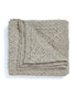 Bertra Aran Classic Wool Blanket -  Flecked Oat Blankets Aran Woollen Mills