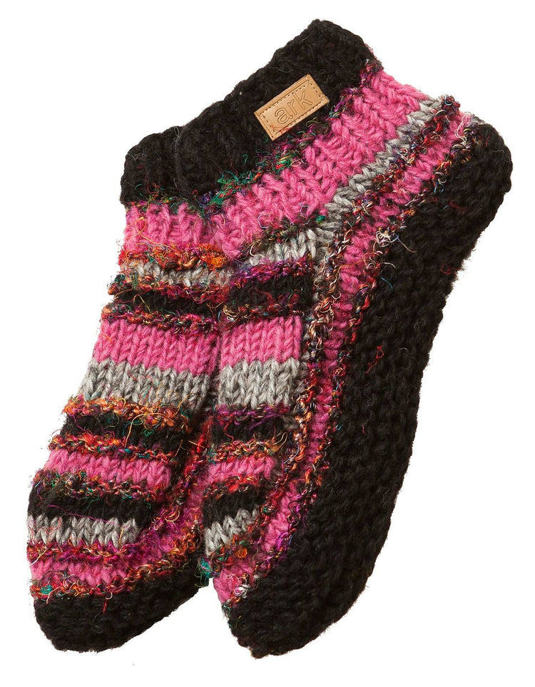 Swool Stripe Booties Slippers Ark Imports