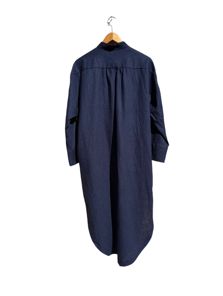 706 TRÉVOL Shirt dress in Organic Canvas Linen CECILIA SÖRENSEN