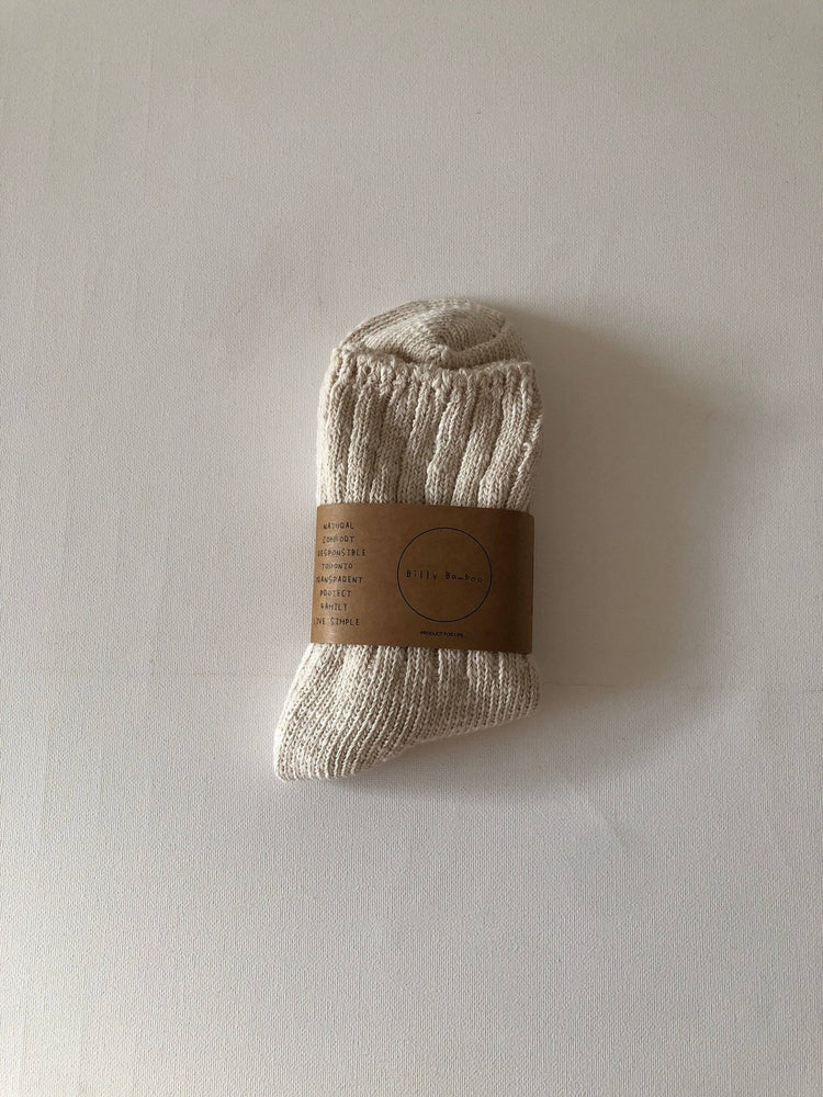 SLUB COTTON SOCKS Socks Billy Bamboo Ankle socks ( M/L )