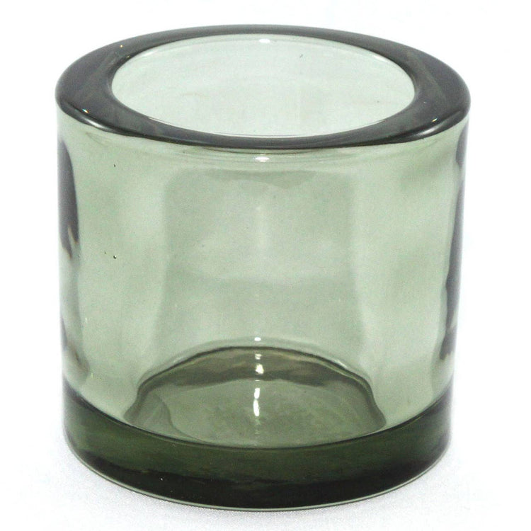 Heavy Glass Votive Holder | Green Candle Holders Twilight Collection