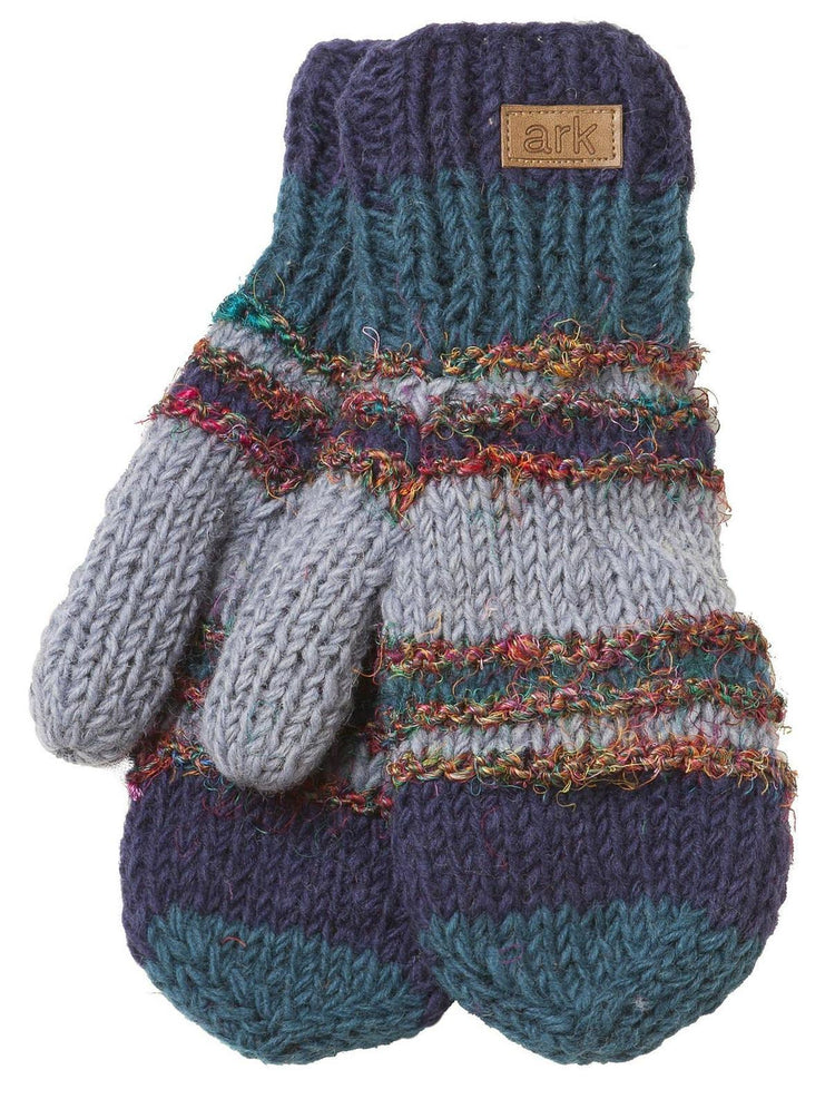 Swool Stripe Mittens Mittens Ark Imports