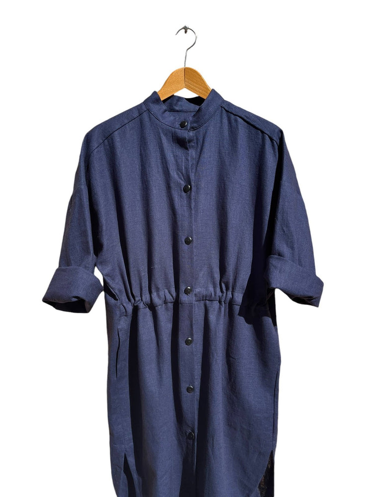 706 TRÉVOL Shirt dress in Organic Canvas Linen CECILIA SÖRENSEN