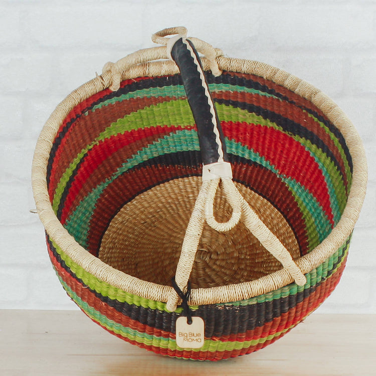 Round Basket - Traditional Palette Baskets Big Blue Moma