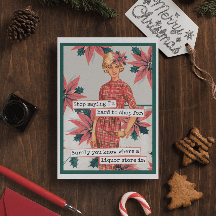 Christmas Card. Stop Saying I&