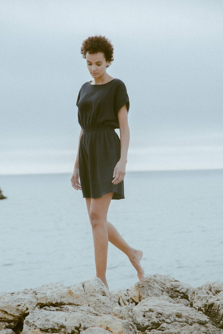 731 Magnolia Mini Dress Organic Cotton Muslin Dress CECILIA SÖRENSEN