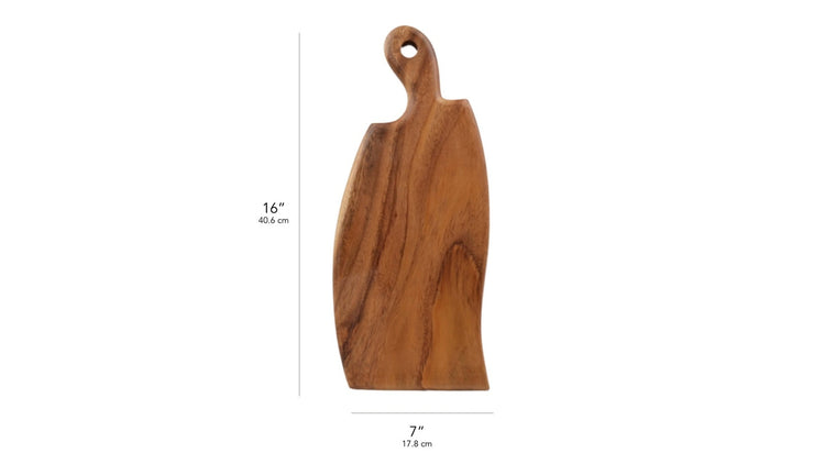Wooden Charcuterie Board Chopping Board .75"x7"x16" Cutting Board Baroy